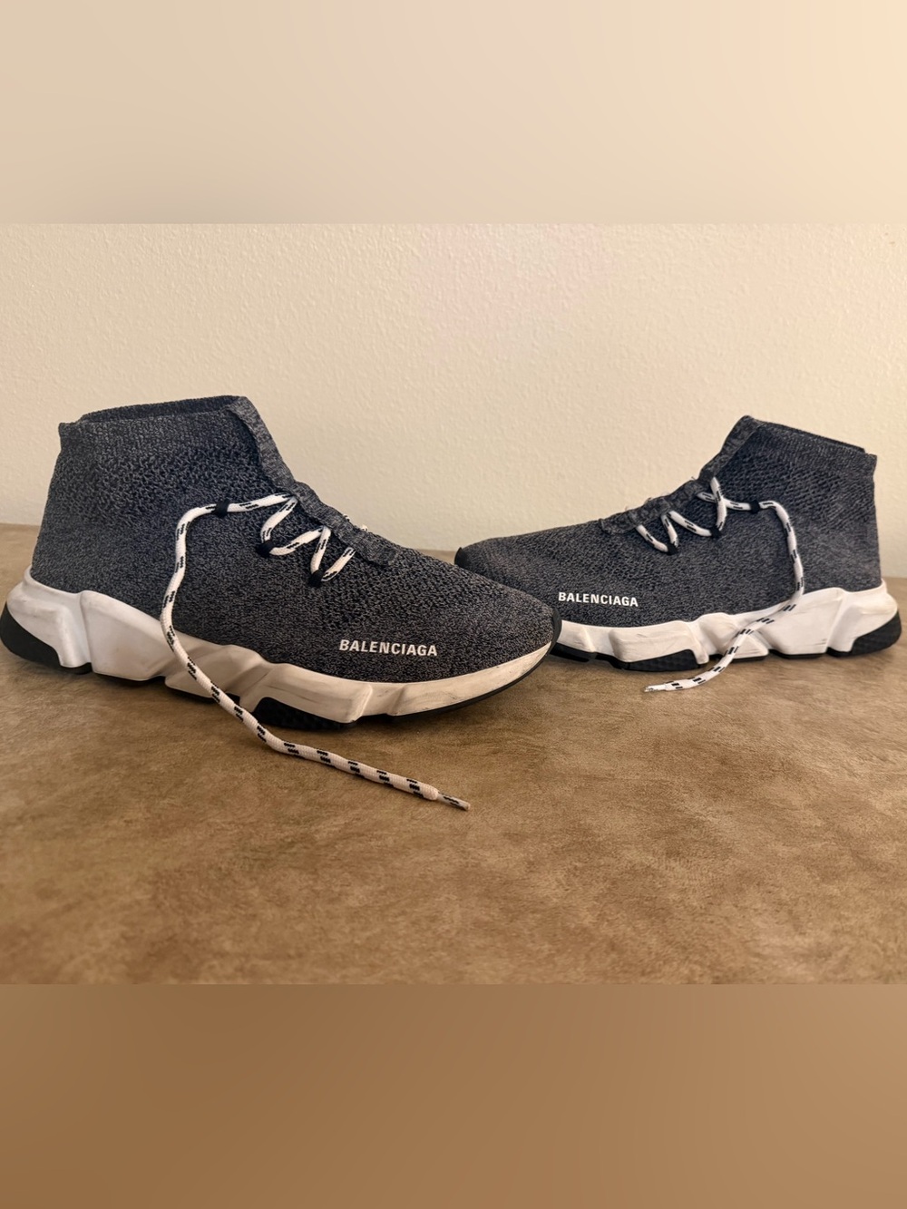 Balenciaga Gray Speed Trainers